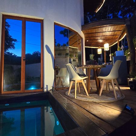Villa Con Jacuzzi En Bacalar Buenavista  Bagian luar foto
