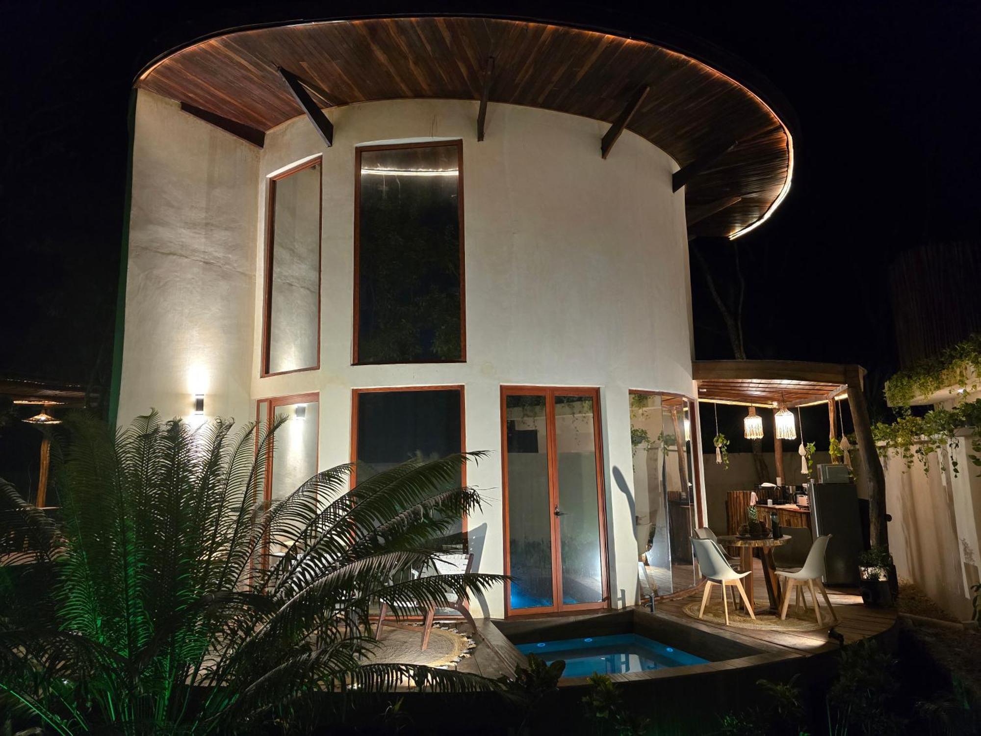 Villa Con Jacuzzi En Bacalar Buenavista  Bagian luar foto