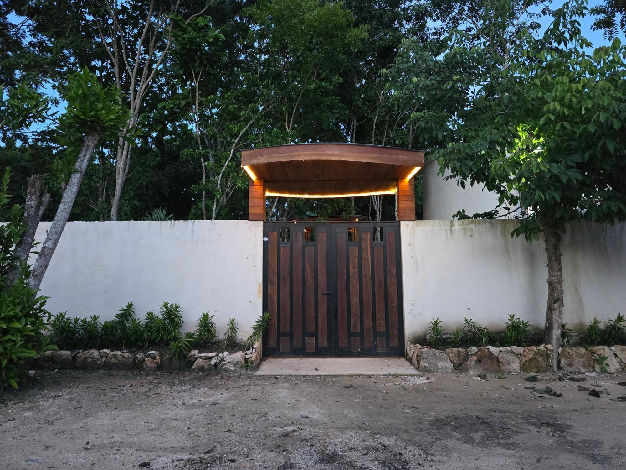 Villa Con Jacuzzi En Bacalar Buenavista  Bagian luar foto